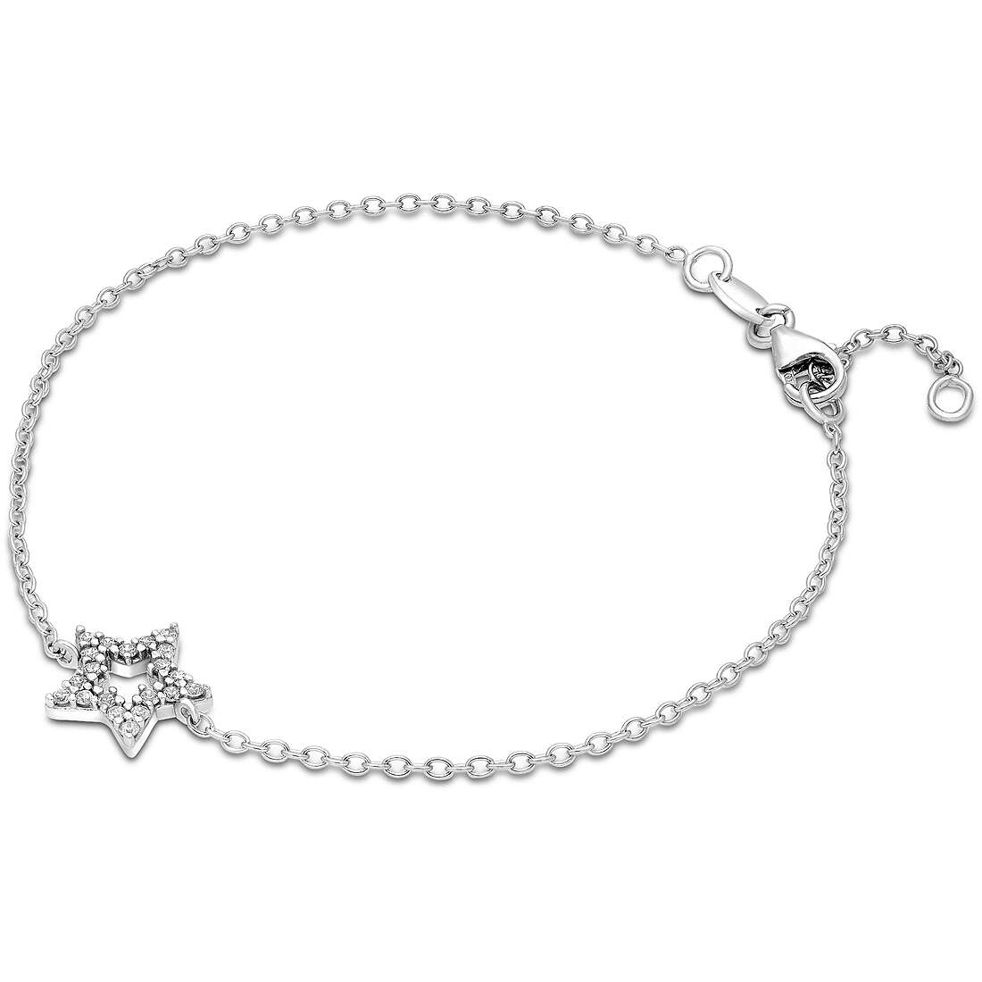 bracelet woman Chain 18 kt Gold jewel GioiaPura Oro 750 GP-S258734