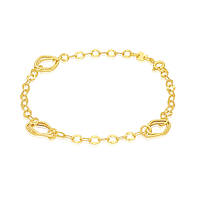 bracelet woman Chain 9 kt Gold jewel GioiaPura Oro 375 GP9-S177915