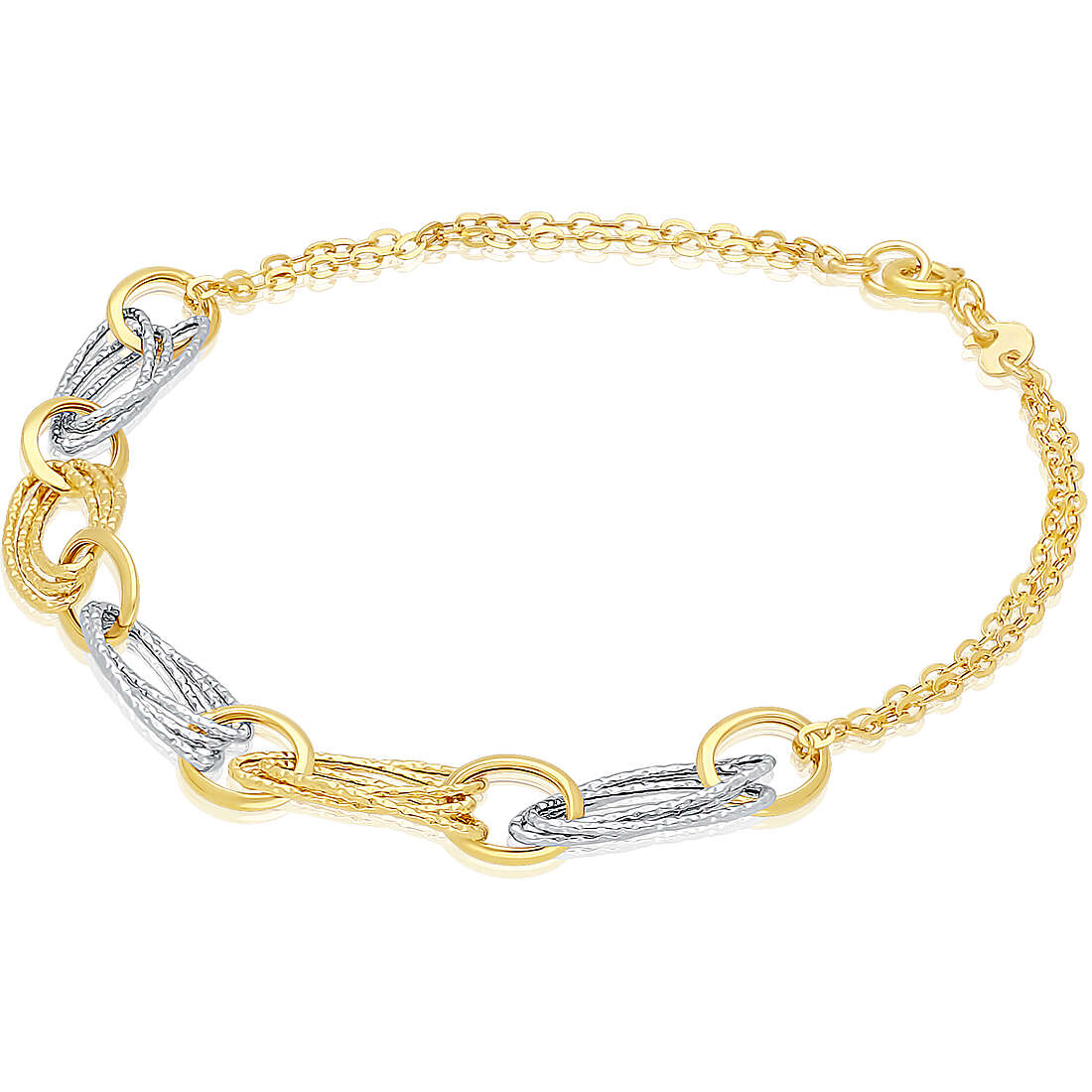 bracelet woman Chain 9 kt Gold jewel GioiaPura Oro 375 GP9-S178006