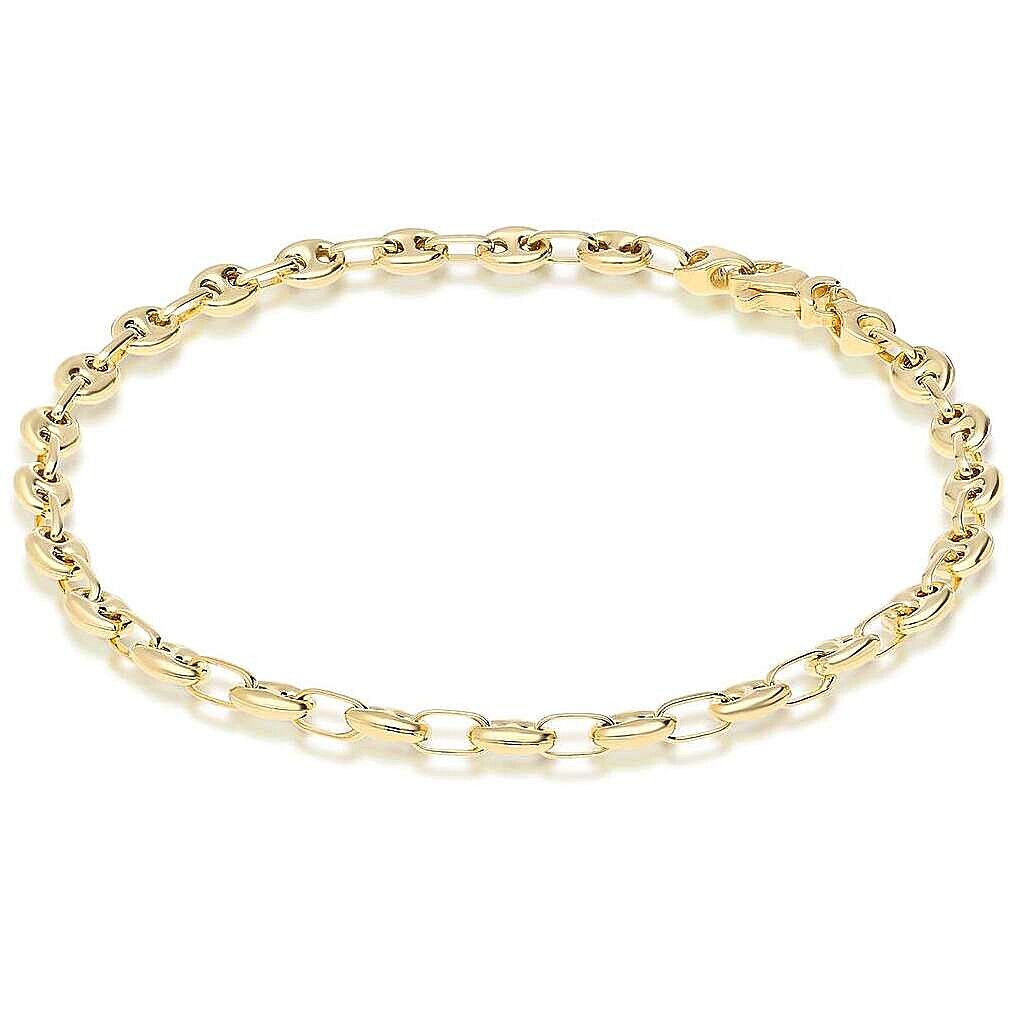 bracelet woman Chain 9 kt Gold jewel GioiaPura Oro 375 GP9-S9VMC010GG18