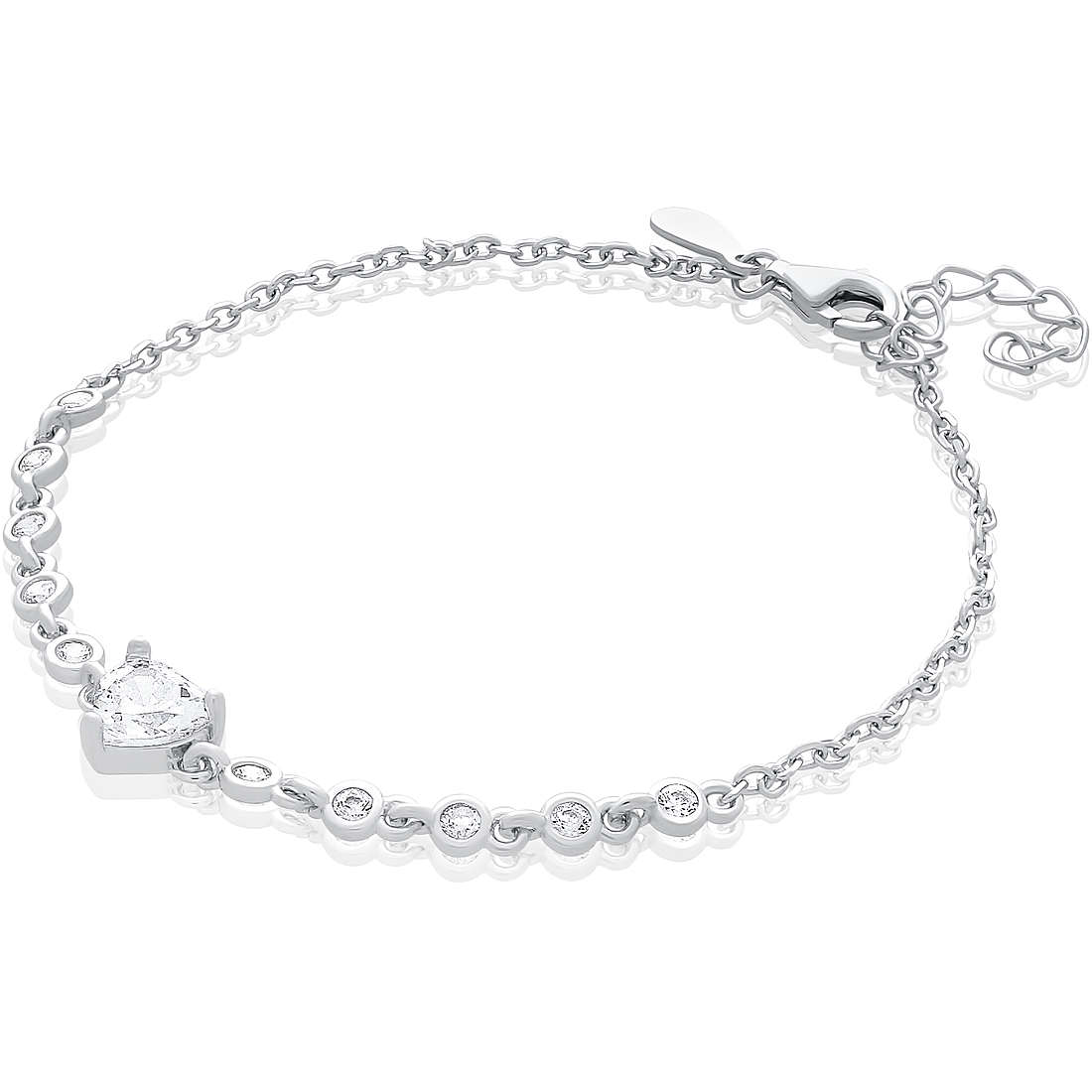 bracelet woman Chain 925 Silver jewel GioiaPura INS028BR329RHWH