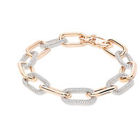 bracelet woman Chain 925 Silver jewel GioiaPura INS058BR010RSWH