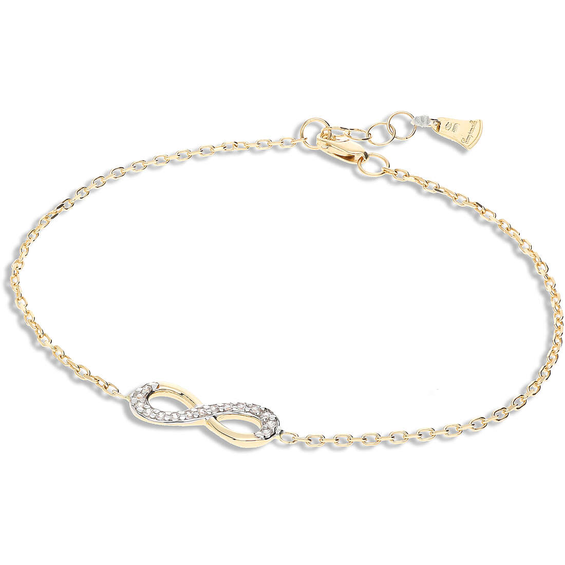 bracelet woman Charms/Beads 18 kt Gold jewel GioiaPura Oro 750 GP-S182579