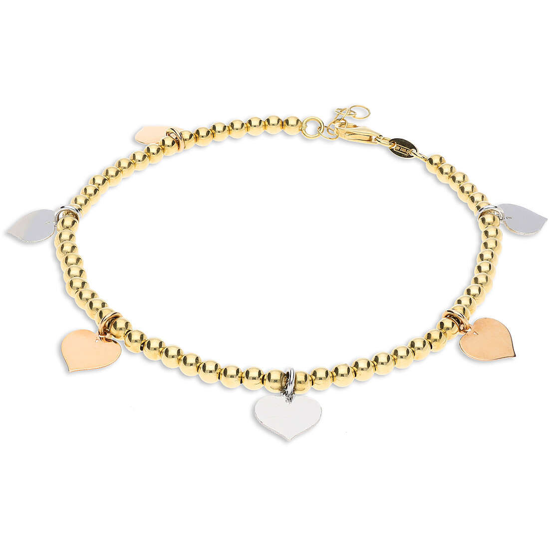 bracelet woman Charms/Beads 18 kt Gold jewel GioiaPura Oro 750 GP-S211844