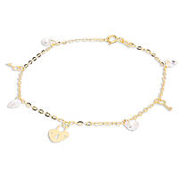 bracelet woman Charms/Beads 18 kt Gold jewel GioiaPura Oro 750 GP-S233954