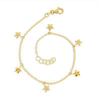 bracelet woman Charms/Beads 18 kt Gold jewel GioiaPura Oro 750 GP-S235681