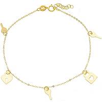 bracelet woman Charms/Beads 18 kt Gold jewel GioiaPura Oro 750 GP-S252076