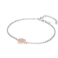 bracelet woman Charms/Beads 925 Silver jewel GioiaPura INS028BR004RSWH