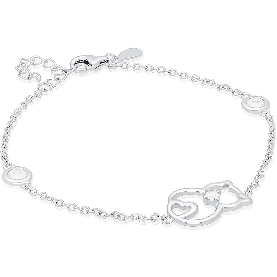 bracelet woman Charms/Beads 925 Silver jewel GioiaPura INS028BR040RHWH