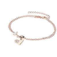 bracelet woman Charms/Beads 925 Silver jewel GioiaPura INS028BR247RSWH