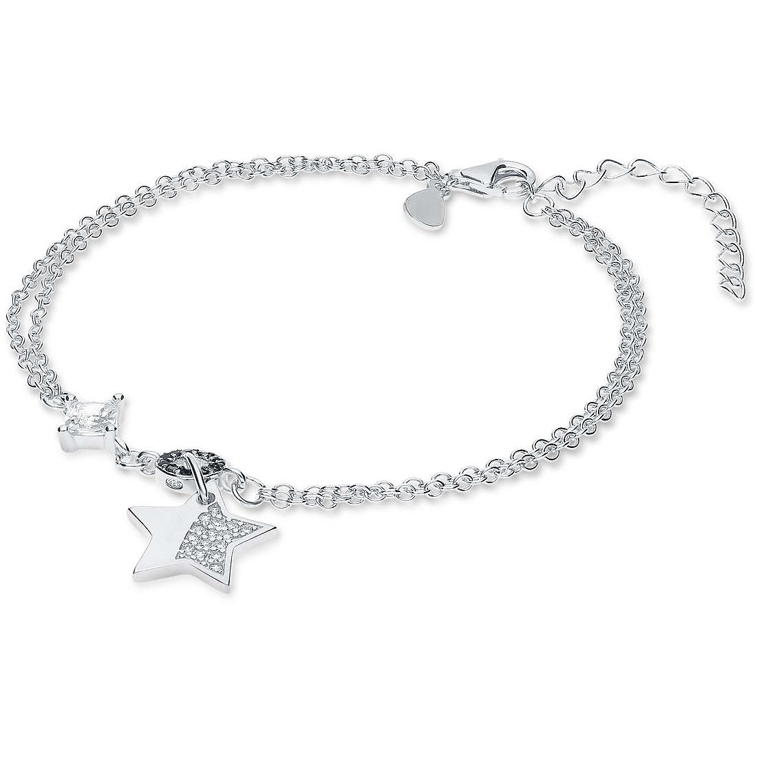 bracelet woman Charms/Beads 925 Silver jewel GioiaPura INS028BR248RHWH