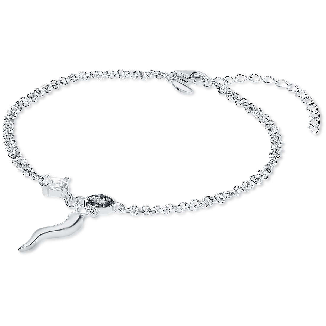 bracelet woman Charms/Beads 925 Silver jewel GioiaPura INS028BR251RHNE