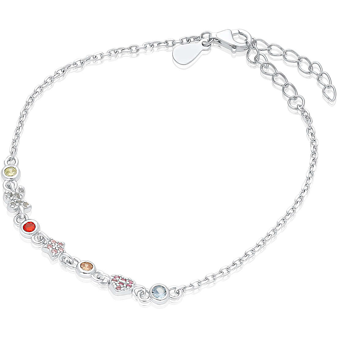 bracelet woman Charms/Beads 925 Silver jewel GioiaPura INS028BR347RHMU