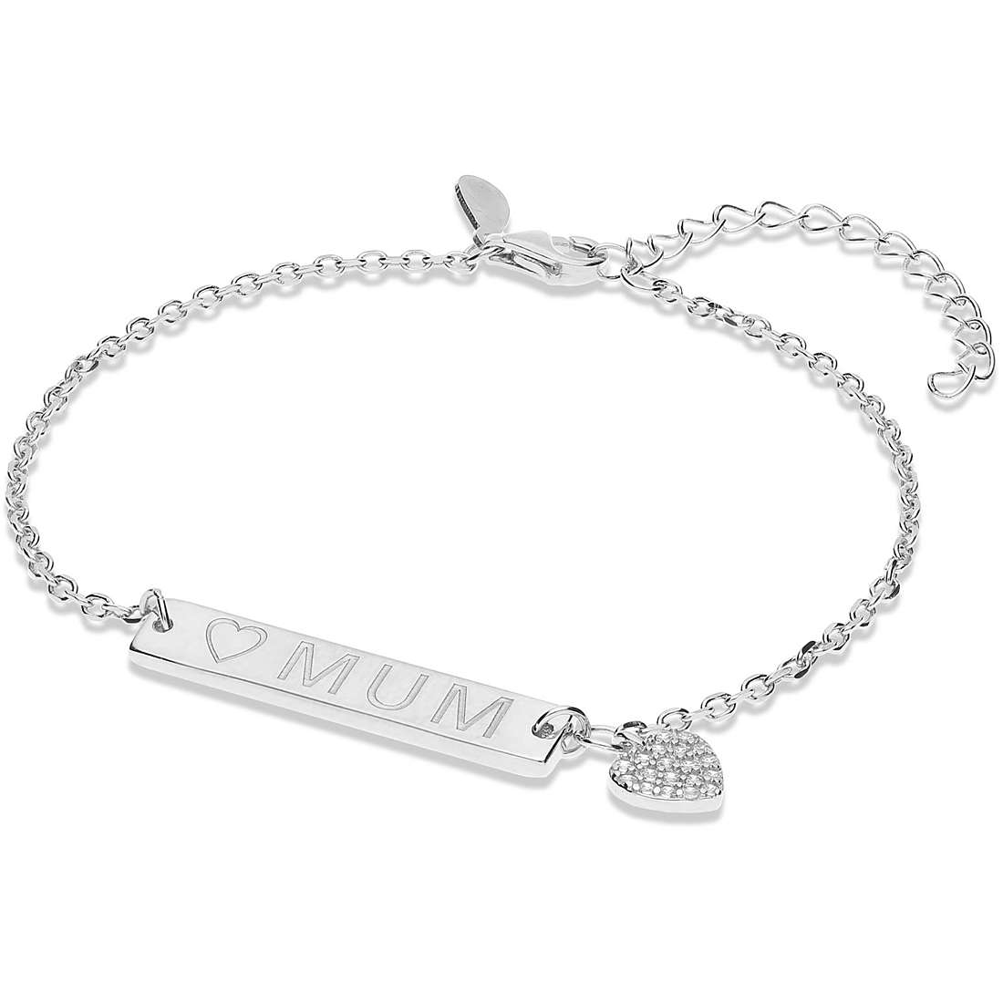 bracelet woman Charms/Beads 925 Silver jewel GioiaPura Tvb mamma INS028BR253RHWH
