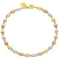bracelet woman Hand-kissing 18 kt Gold jewel GioiaPura GP-SMOV100TC18