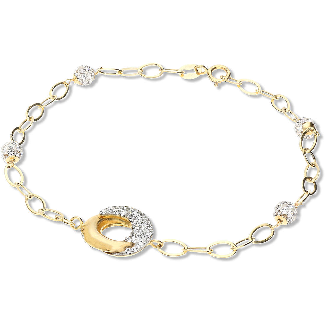 bracelet woman jewellery GioiaPura Oro 750 GP-S170477