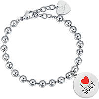 bracelet woman jewellery Luca Barra I Love Sicily BK2079