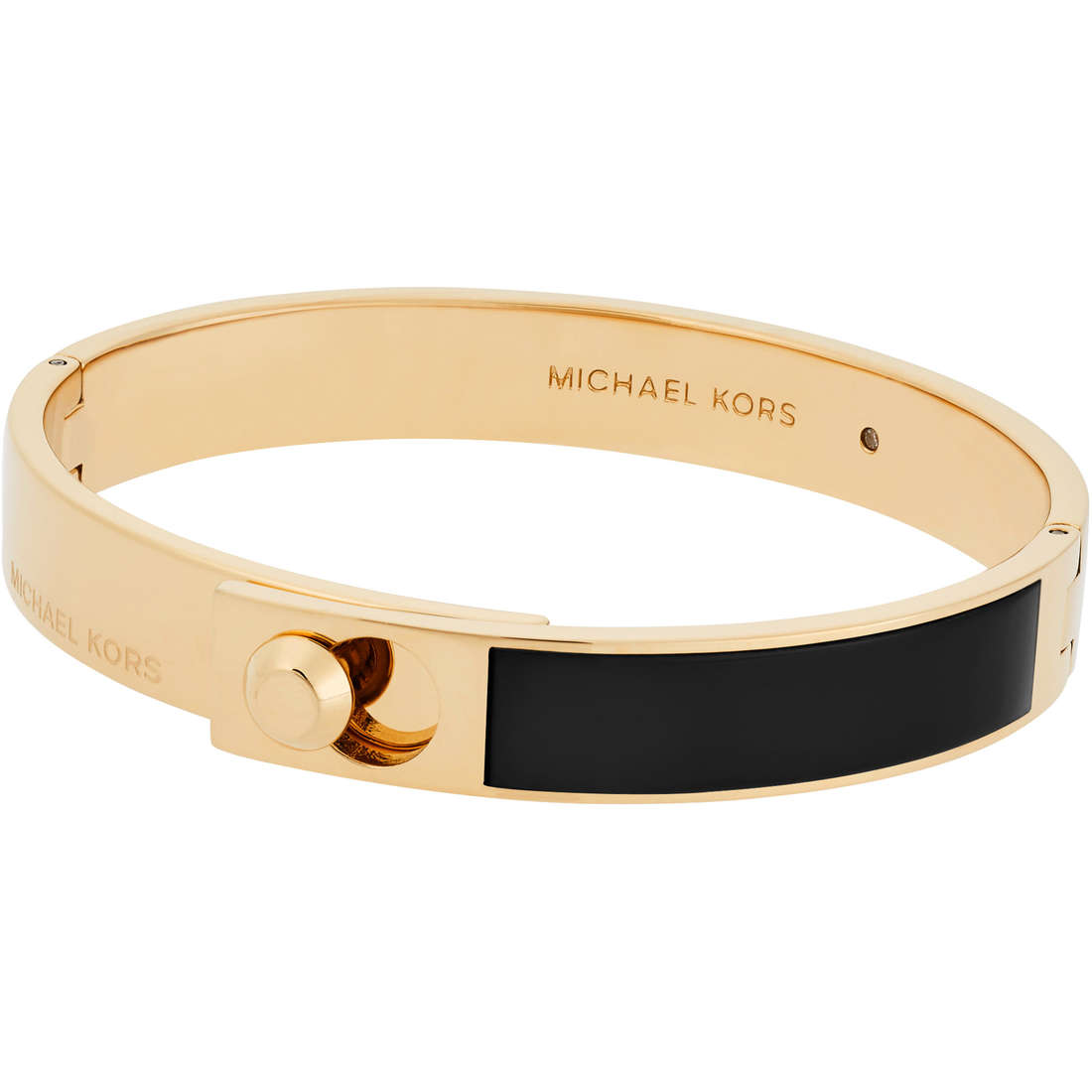 Michael Kors Rose Gold-tone Iconic Hinged Bangle Bracelet - Michael Kors  jewelry - 796483525184 | Fash Brands