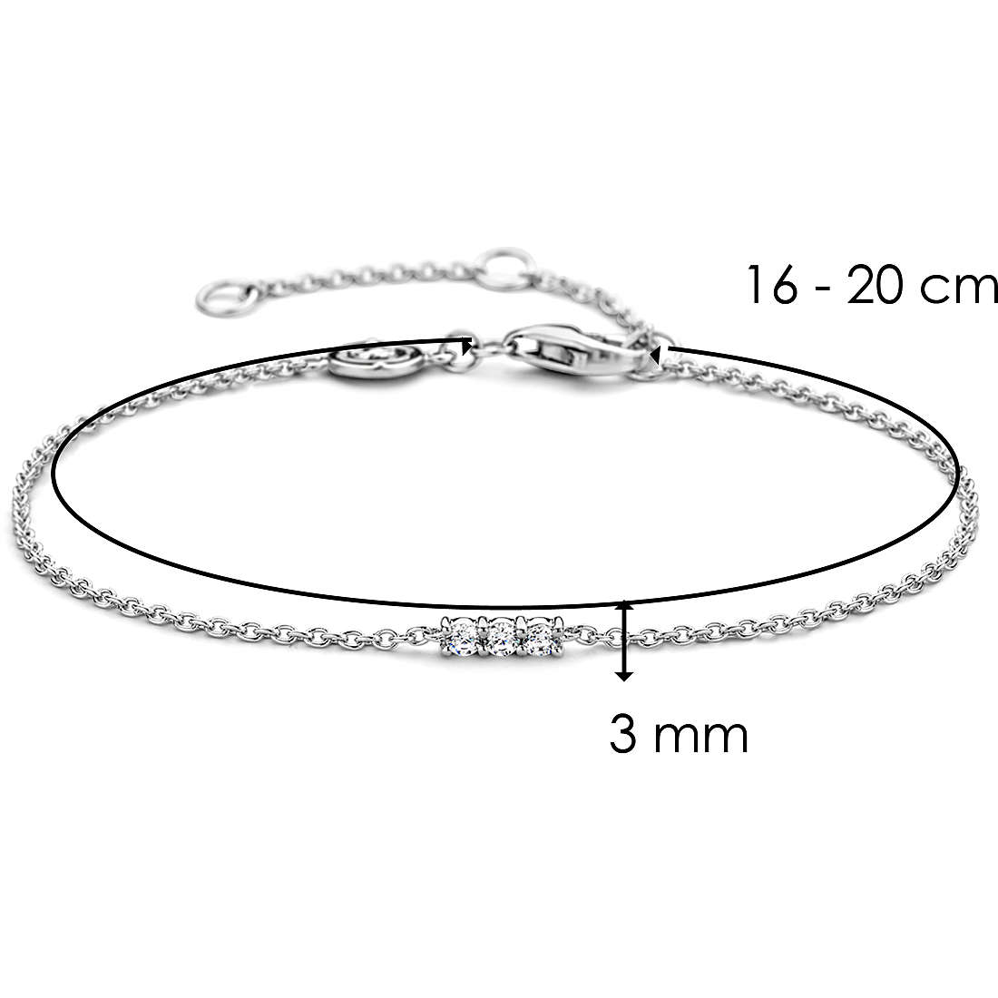 bracelet woman jewellery TI SENTO MILANO 2975ZI