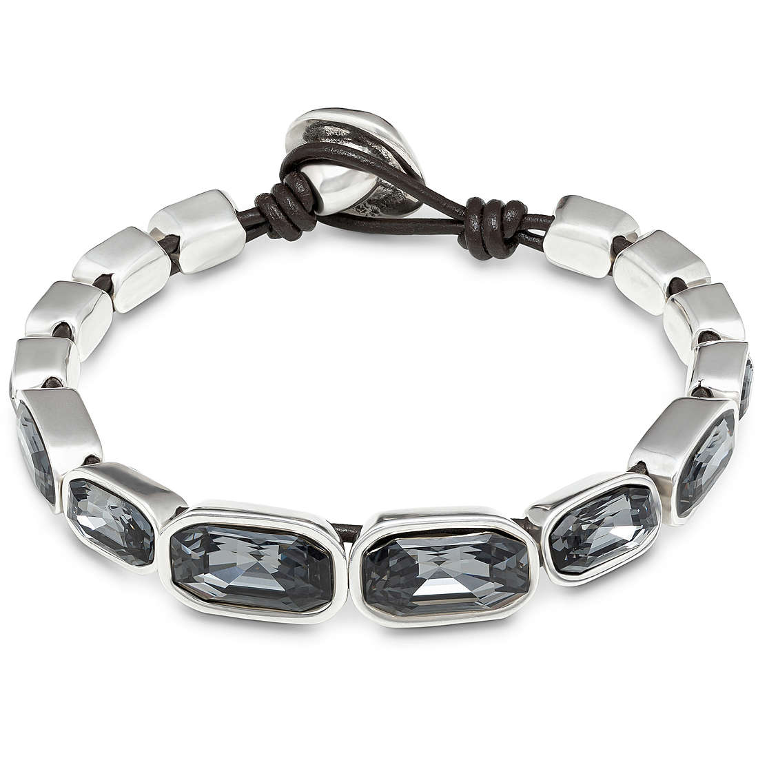 bracelet woman jewellery UnoDe50 hypnotic PUL2159NGRMTL0M