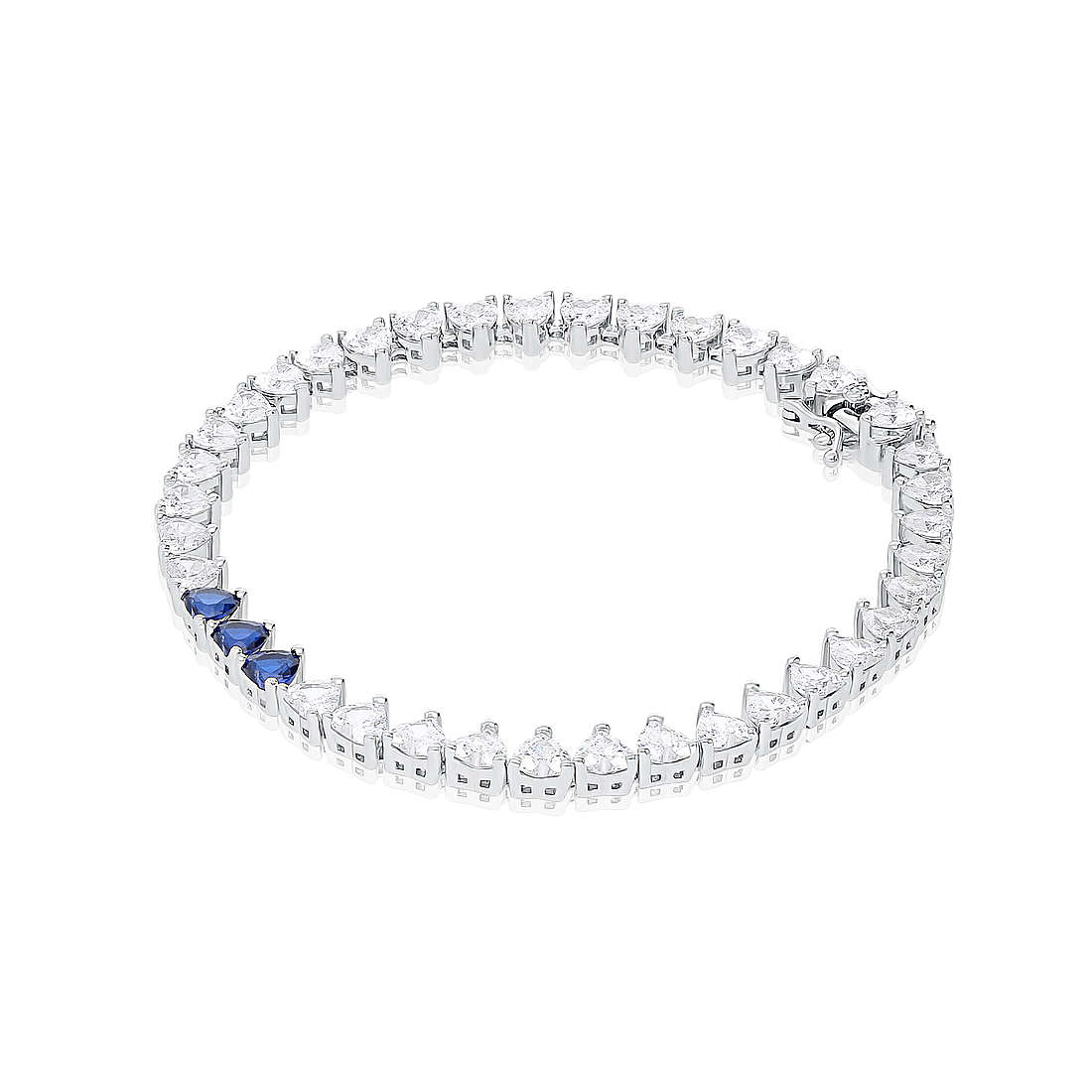 bracelet woman Tennis 925 Silver jewel GioiaPura Amore Eterno INS028BR305RHBL