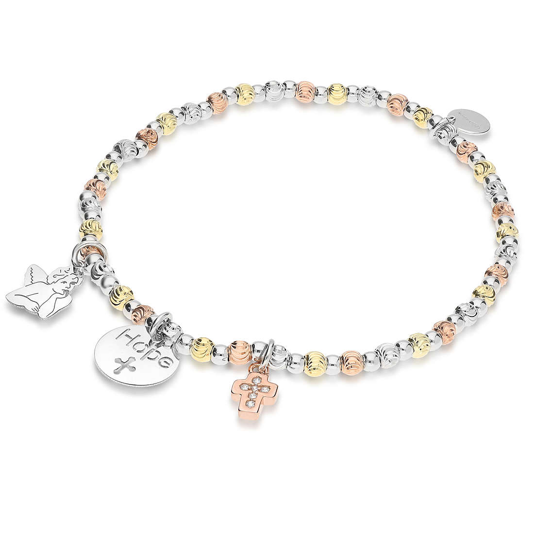 bracelet woman With Beads 925 Silver jewel GioiaPura GYBARW0605-ML