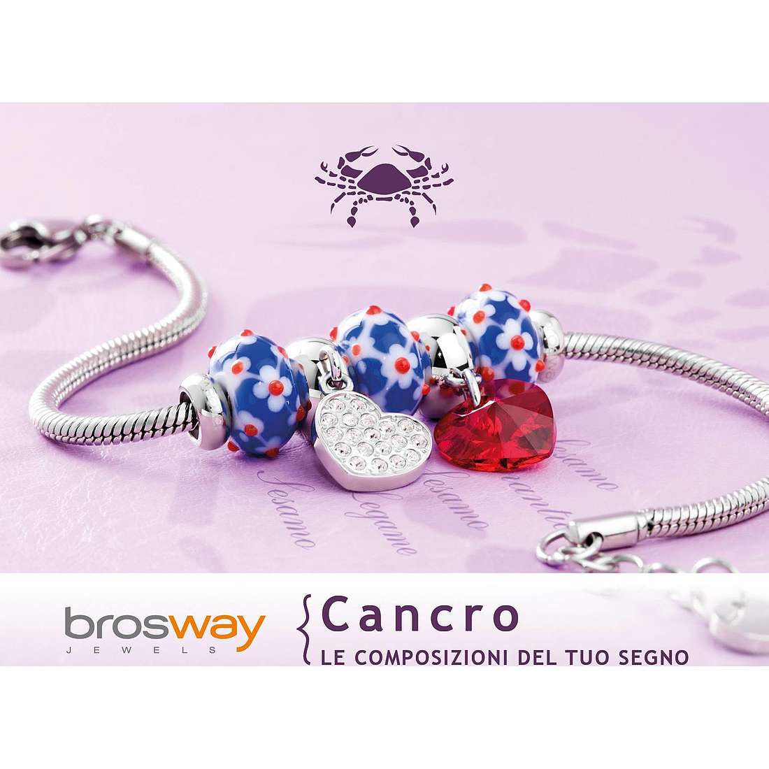 bracelet woman zodiac sign Cancer Brosway jewel Tres Jolie Mini BTJMZ04