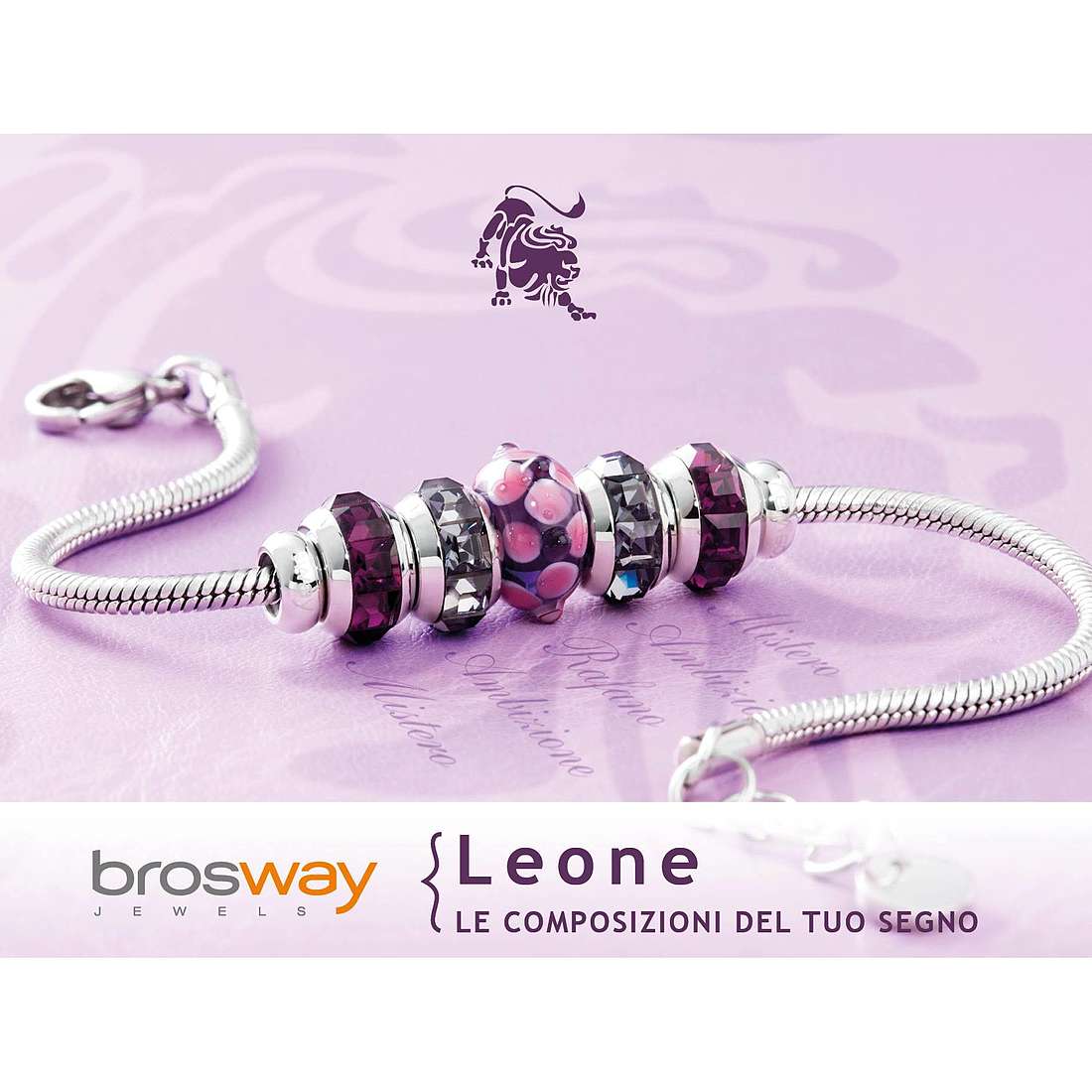 bracelet woman zodiac sign Leo Brosway jewel Tres Jolie Mini BTJMZ05