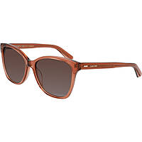 Calvin Klein woman transparent sunglasses." 593895516601