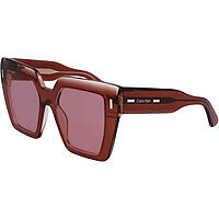 Calvin Klein woman transparent sunglasses." CK23502S5219601