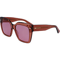 Calvin Klein woman transparent sunglasses." CK23508S5420200