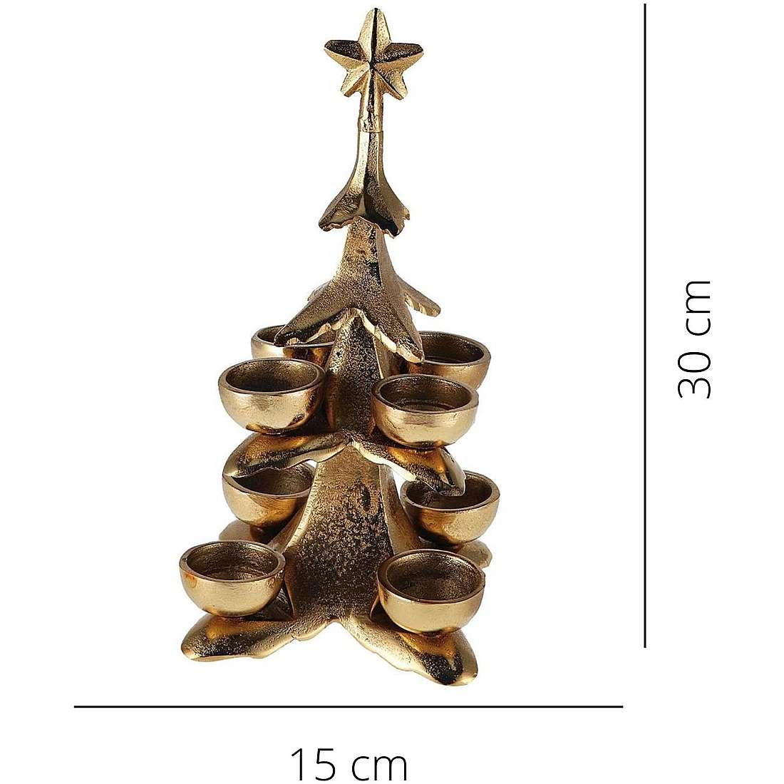 candle holders AD TREND Natale 77703OR