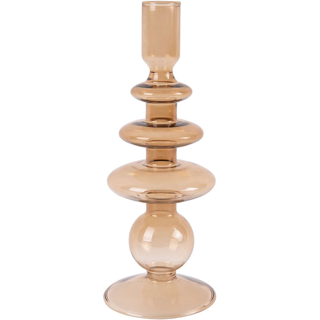 candle holders Present Time Glass Art PT3636BR