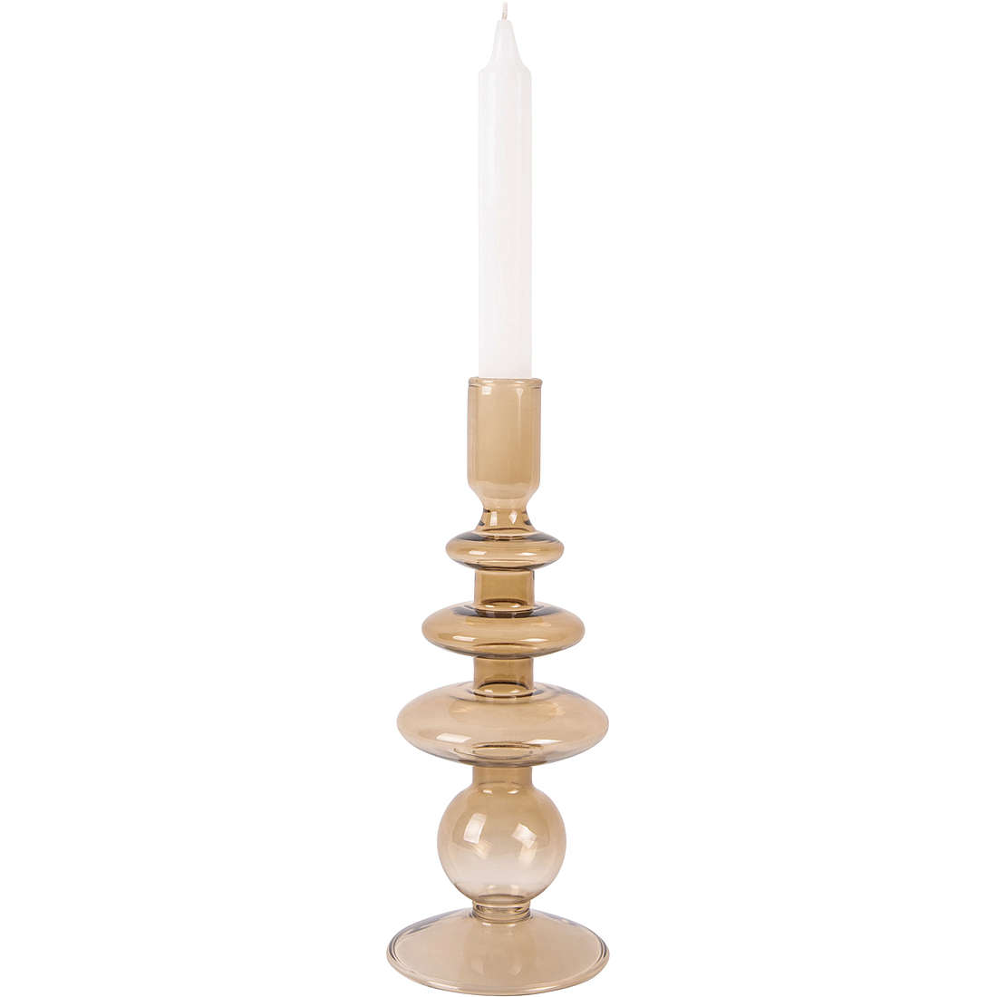 candle holders Present Time Glass Art PT3636BR