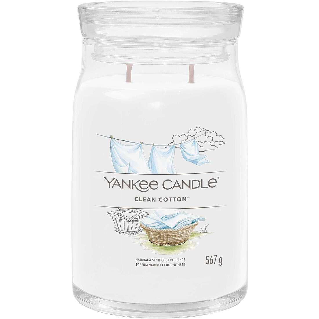 Yankee Candle Clean Cotton Signature Large Jar Candle