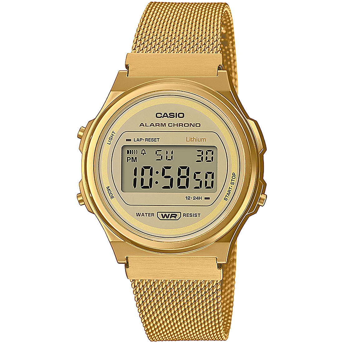 Casio Vintage Gold watch unisex A171WEMG-9AEF