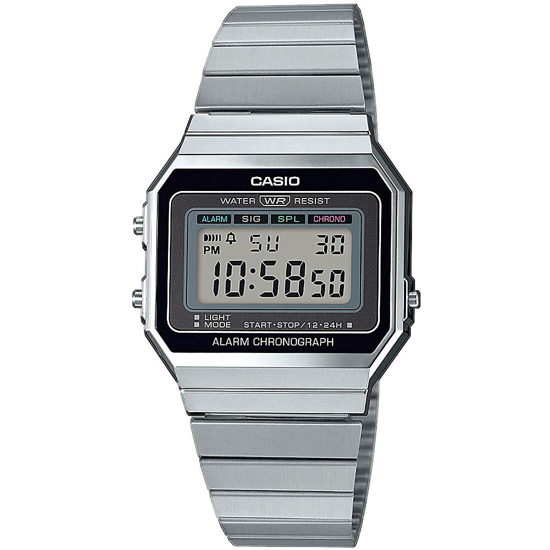 Casio Vintage Silvery/Steel watch unisex A700WE-1AEF
