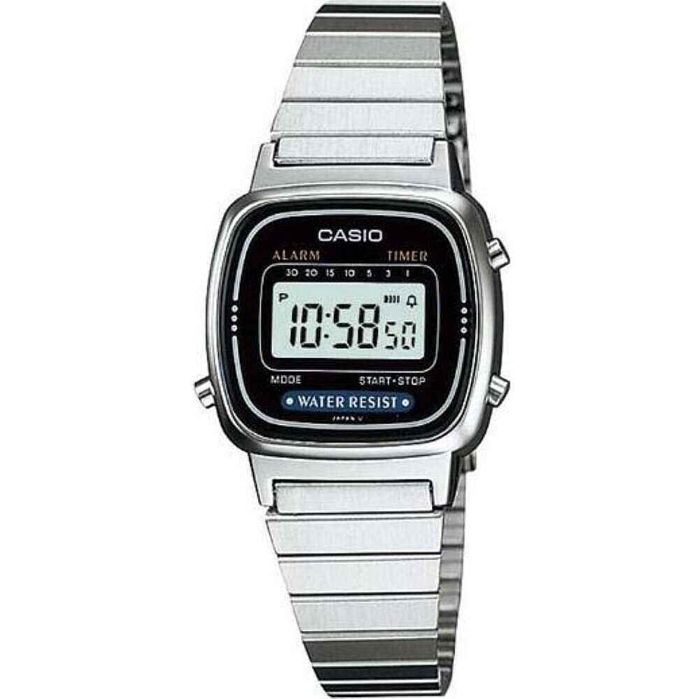 Casio Vintage Silvery/Steel watch woman LA670WEA-1EF