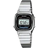 Casio Vintage Silvery/Steel watch woman LA670WEA-1EF