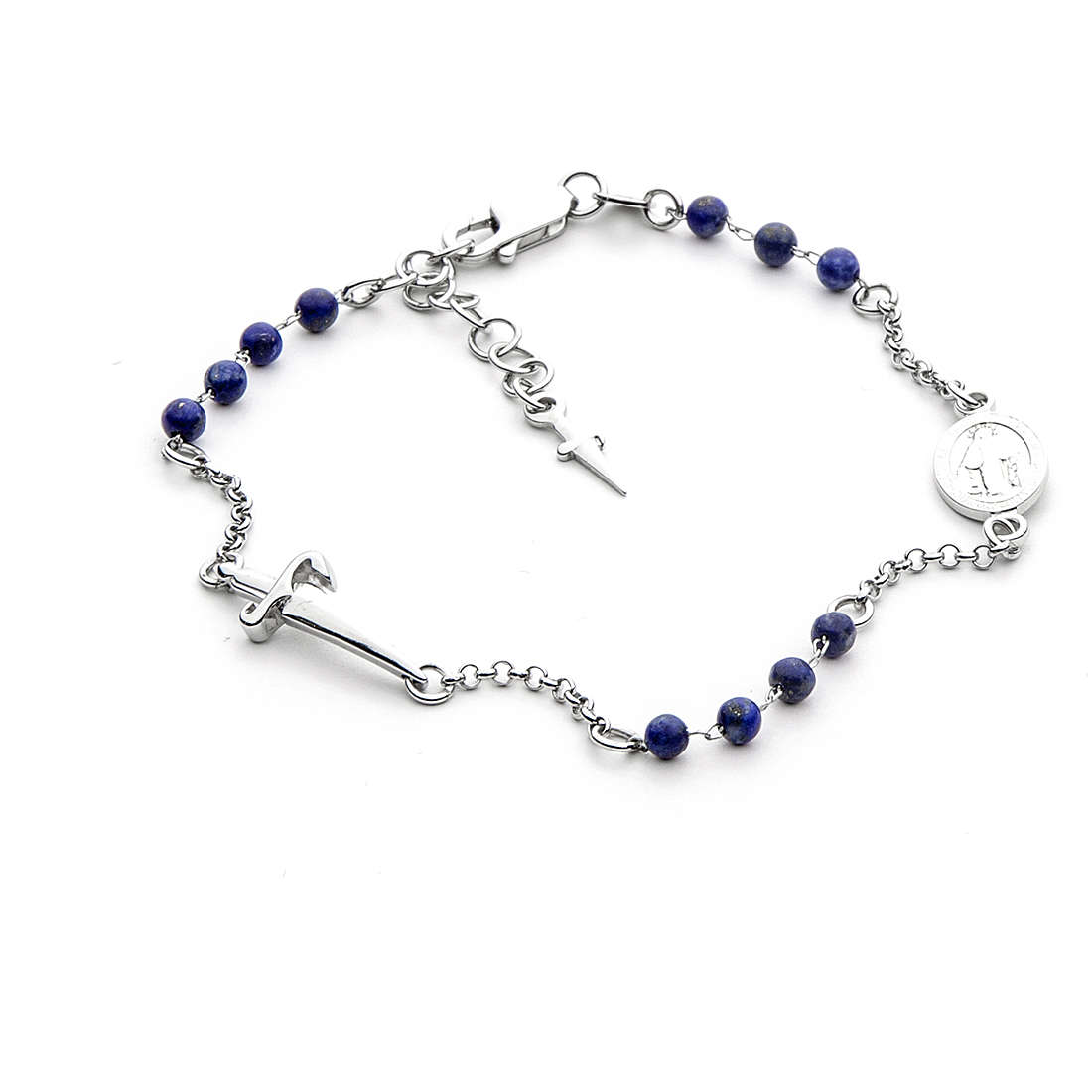 Cesare Paciotti bracelet man Bracelet with 925 Silver Charms/Beads jewel JPBR2258B