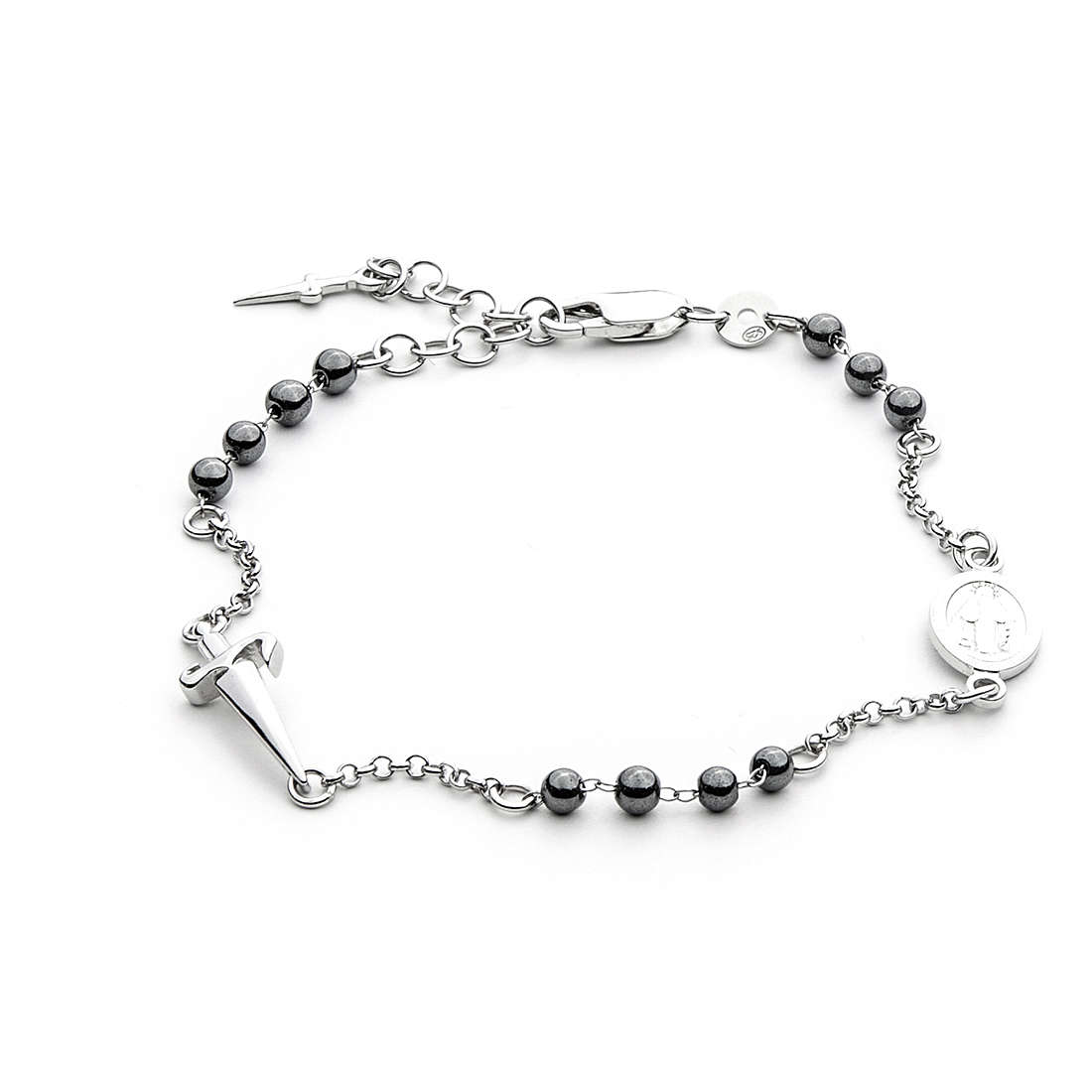Cesare Paciotti bracelet man Bracelet with 925 Silver Charms/Beads jewel JPBR2260B
