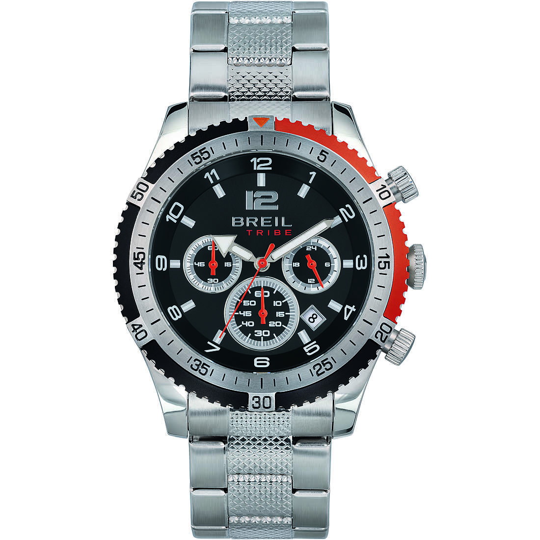 chronograph watch Aluminium Black dial man Race EW0487