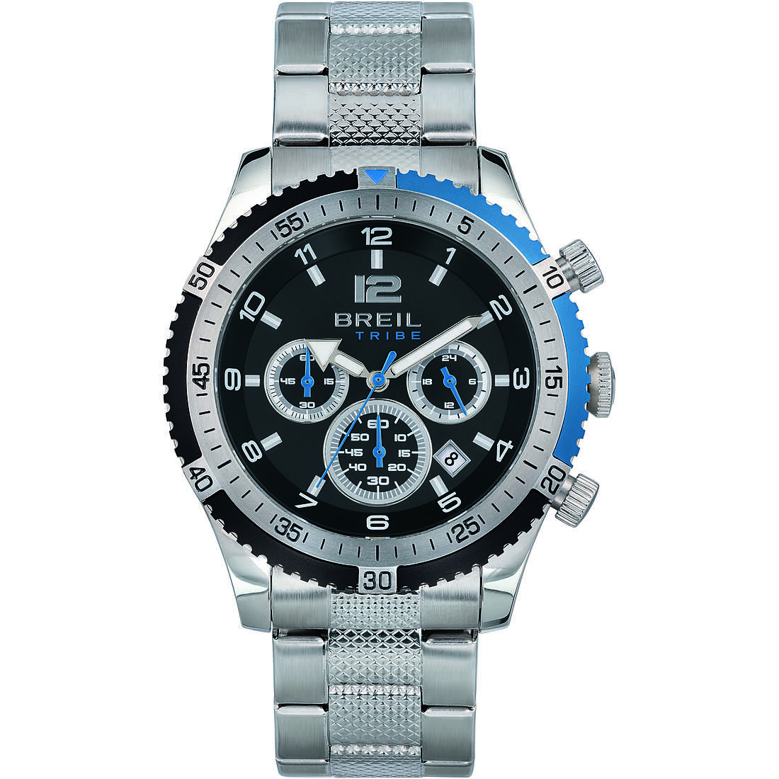 chronograph watch Aluminium Black dial man Race EW0489