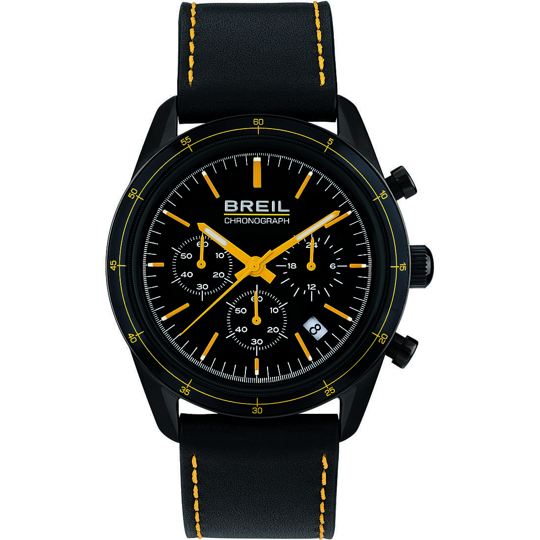 chronograph watch Aluminium Black dial man TW1899