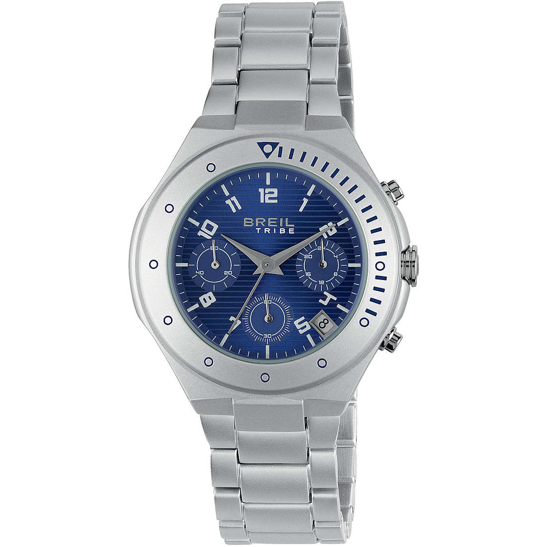 chronograph watch Aluminium Blue dial man Neo EW0438