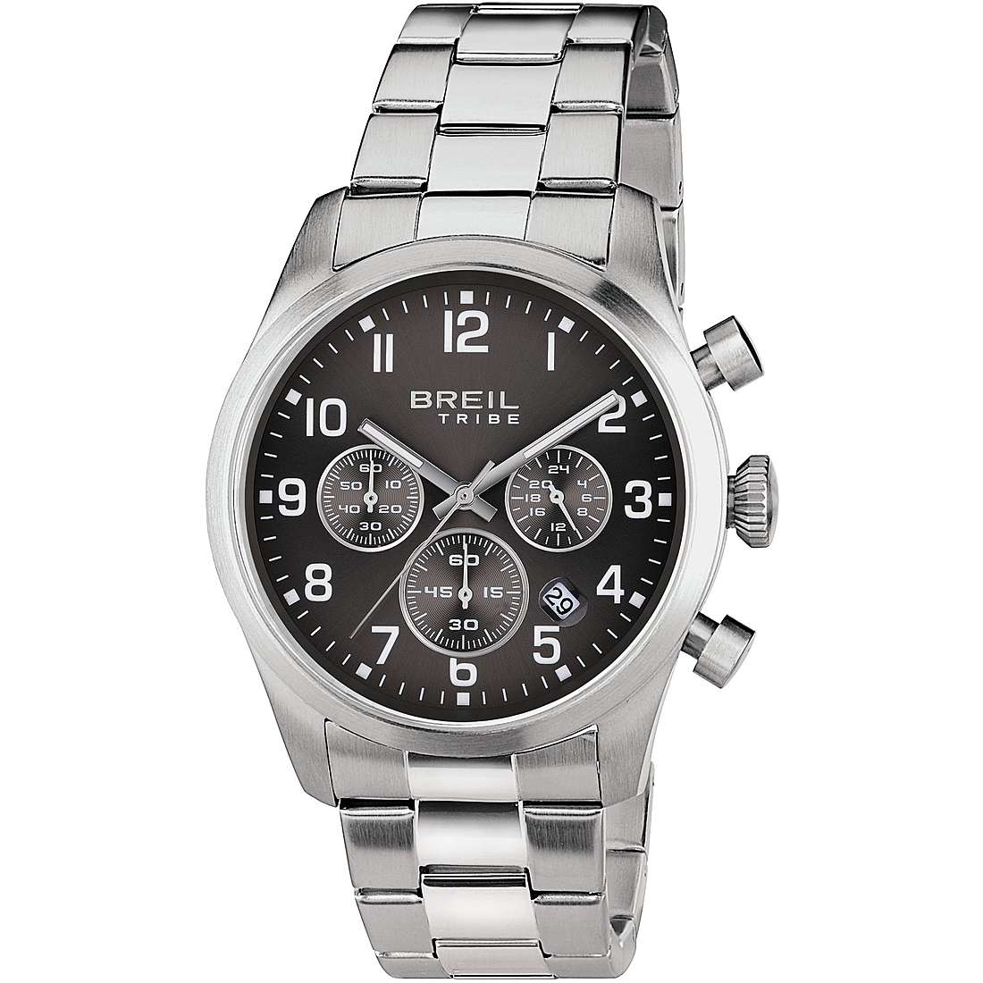 chronograph watch Steel Black dial man Classic Elegance EW0595