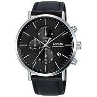 chronograph watch Steel Black dial man Classic RM317FX8