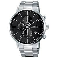 chronograph watch Steel Black dial man Classic RM317FX9