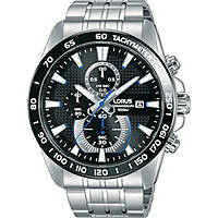 chronograph watch Steel Black dial man Sports RM383DX9