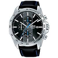 chronograph watch Steel Black dial man Sports RM391EX9